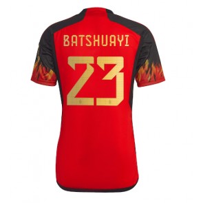 Belgium Michy Batshuayi #23 Replica Home Stadium Shirt World Cup 2022 Short Sleeve